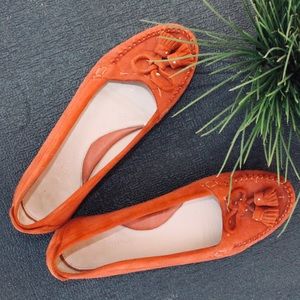 •COLE HAAN• Suede Tassel Moccasin Loafers Flats